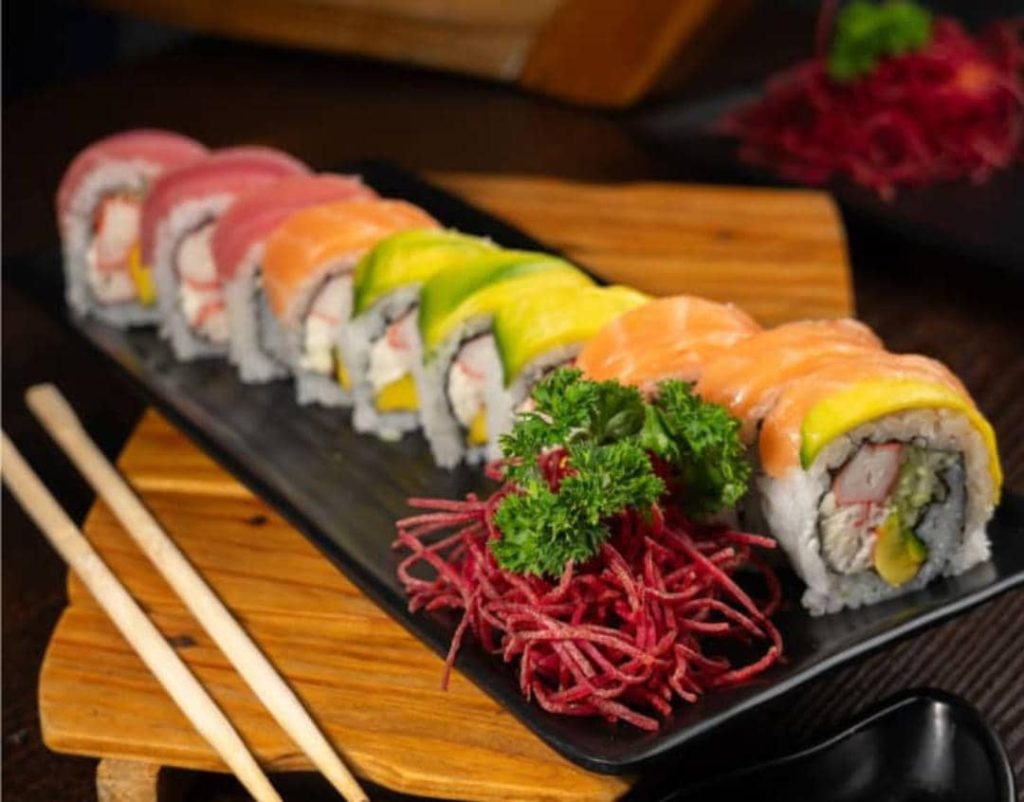 roll arcoiris 10 piezas